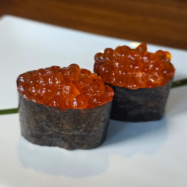 Salmon Roe Sushi.
