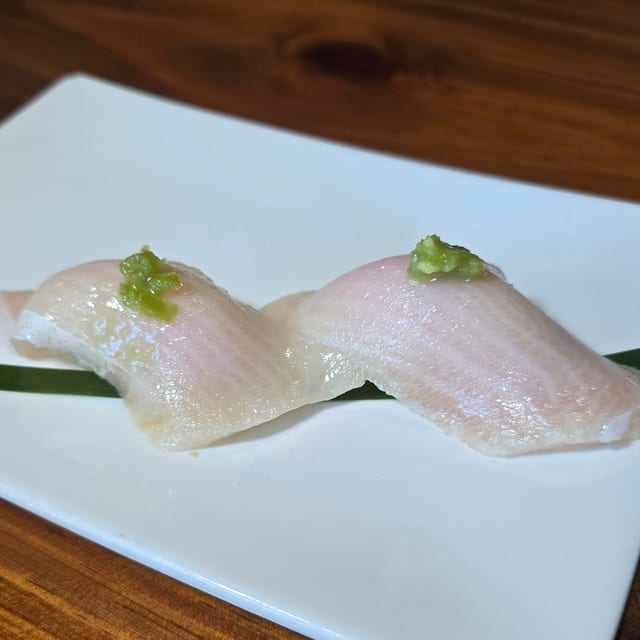 Yellowtail Belly Sushi.